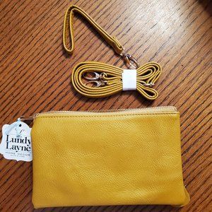 Lundy Layne Crossbody/Clutch - Mustard Yellow - NWT